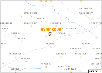 map of Syrinkova