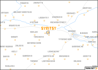 map of Syritsy