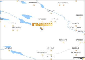 map of Syrjävaara