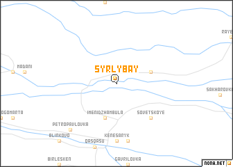 map of Syrlybay