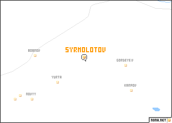 map of Syrmolotov