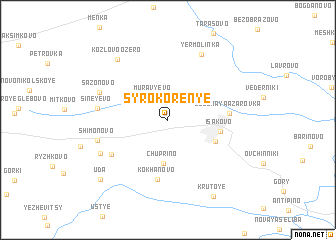 map of Syrokoren\