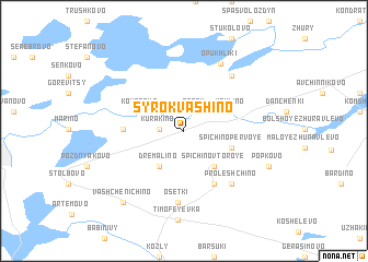 map of Syrokvashino