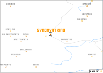 map of Syromyatkino