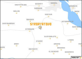 map of Syropyatovo