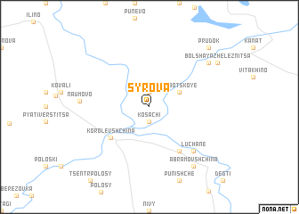 map of Syrova