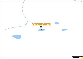 map of Syrovskiye