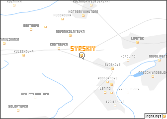 map of Syrskiy