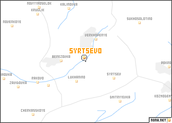map of Syrtsevo