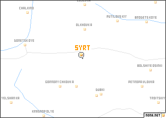 map of Syrt