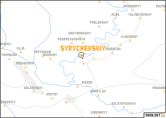 map of Syrychevskiy