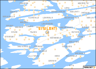 map of Sysilahti