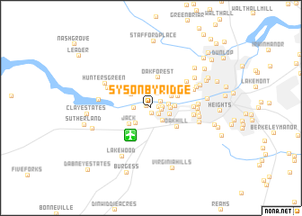 map of Sysonby Ridge