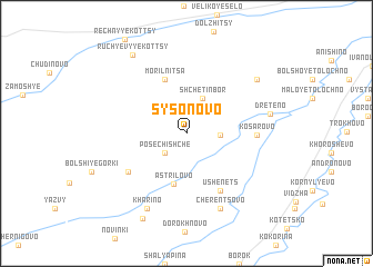 map of Sysonovo