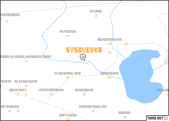 map of Sysoyevka