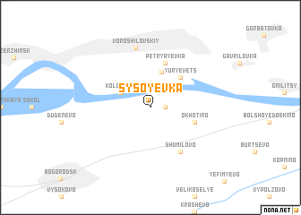 map of Sysoyevka