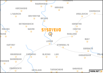 map of Sysoyevo