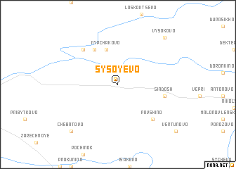 map of Sysoyevo