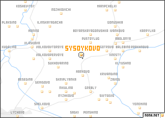 map of Sysoykovo