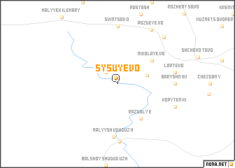 map of Sysuyevo