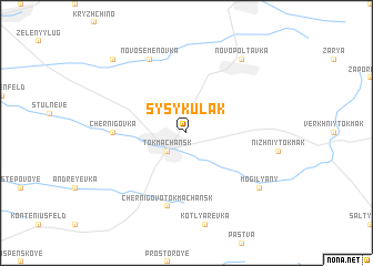 map of Sysykulak