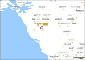 map of Sytino
