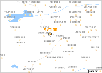 map of Sytino