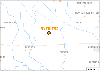 map of Sytnitsa