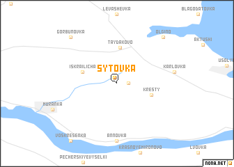 map of Sytovka