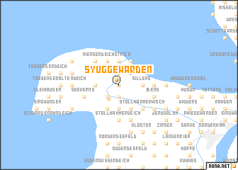 map of Syuggewarden