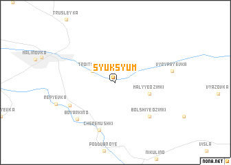 map of Syuksyum