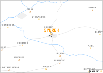 map of Syurek