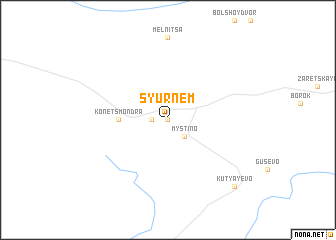 map of Syurnem