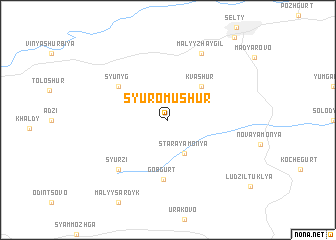 map of Syuromushur