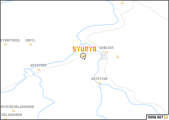 map of Syurya