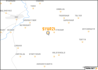 map of Syurzi