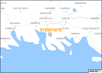 map of Syuskyuya