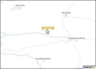 map of Syutik