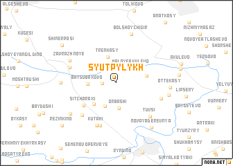 map of Syutpylykh