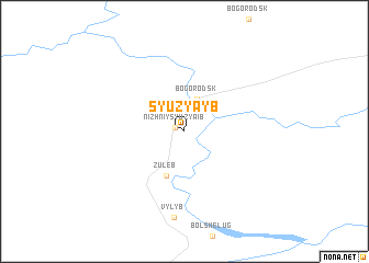 map of Syuzyayb