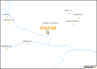 map of Syuzyum