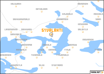 map of Syvälahti