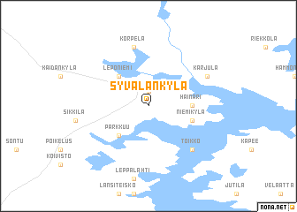 map of Syvälänkylä