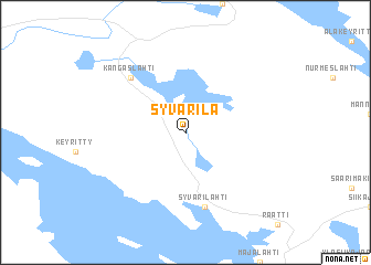 map of Syvärilä