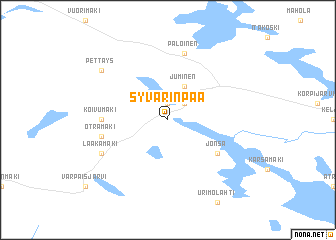 map of Syvärinpää