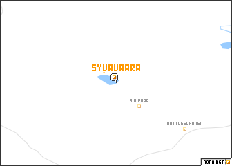 map of Syvävaara
