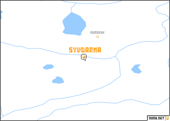 map of Syvdarma