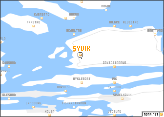 map of Syvik