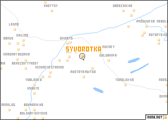 map of Syvorotka