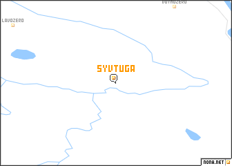 map of Syvtuga